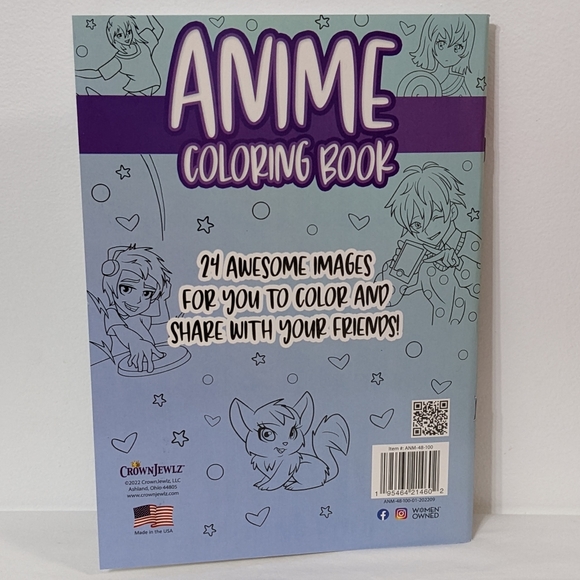 NEW Anime Coloring Book - Picture 8 of 8
